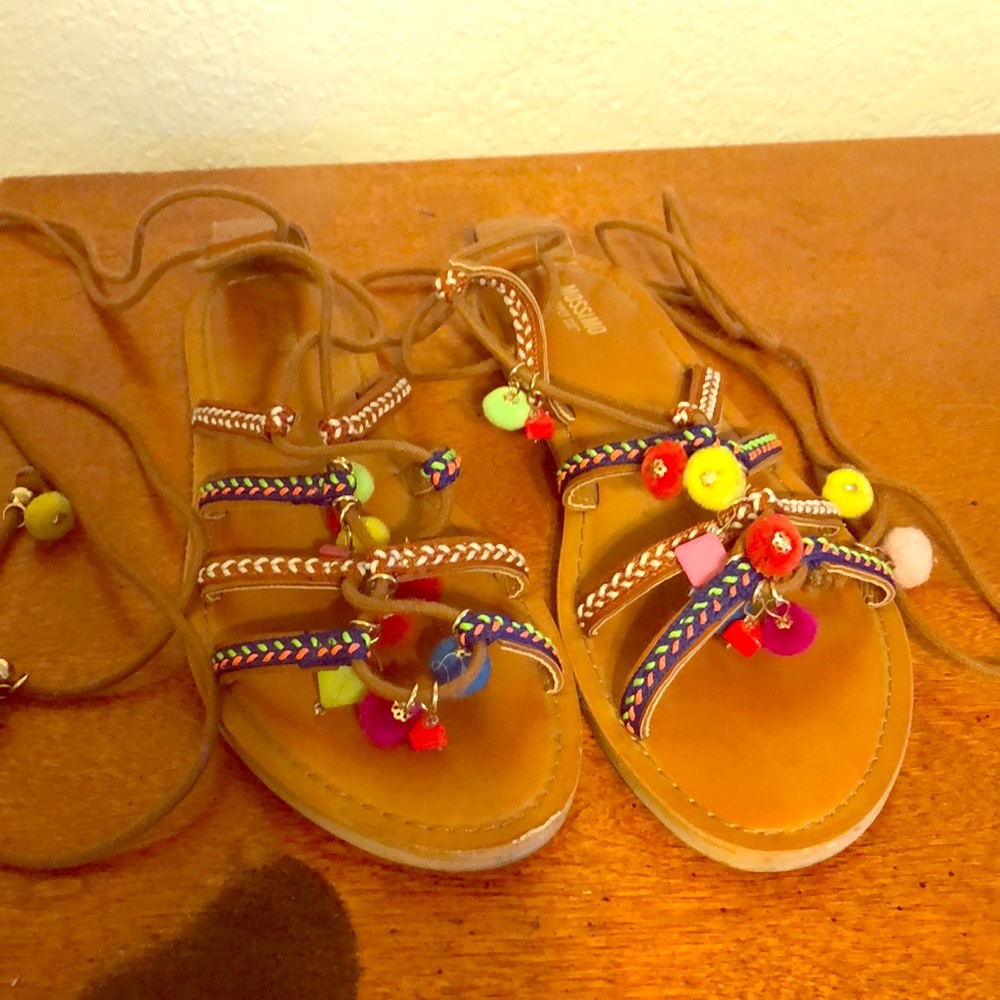 TARGET: colorful gladiator Sandals